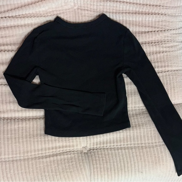 Primark Black Ribbed Top - Picture 3 of 3